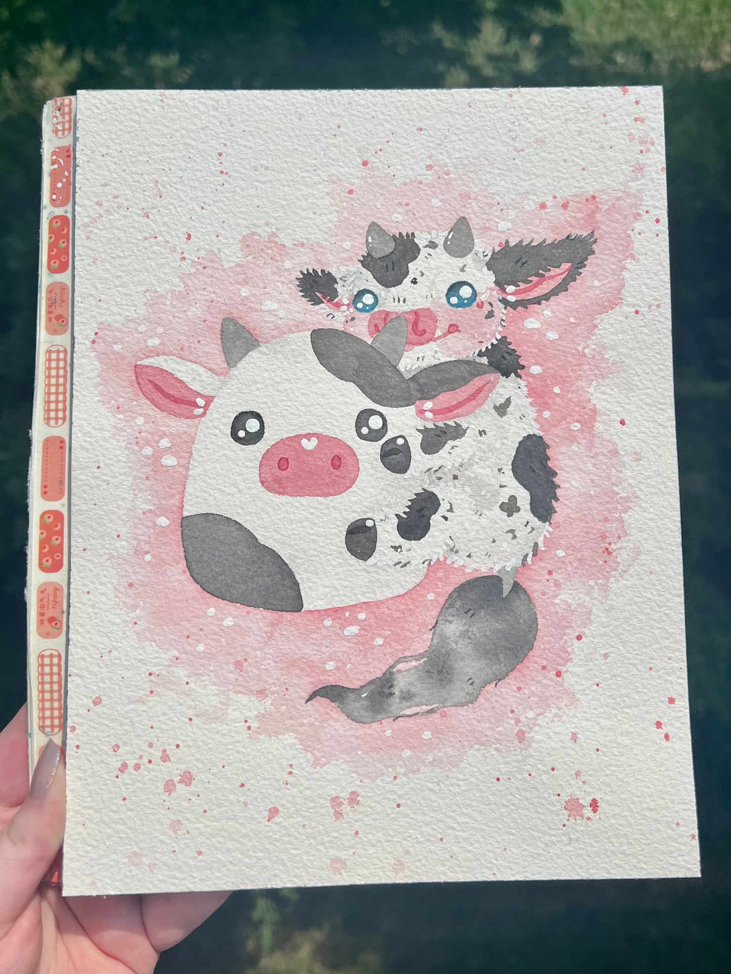 Cow Squish Painting