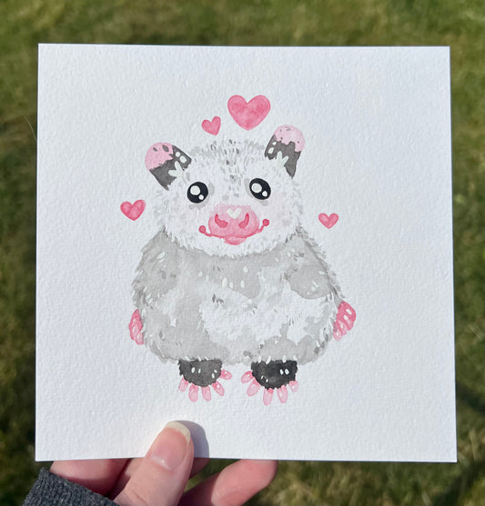 Pretty Possum Painting