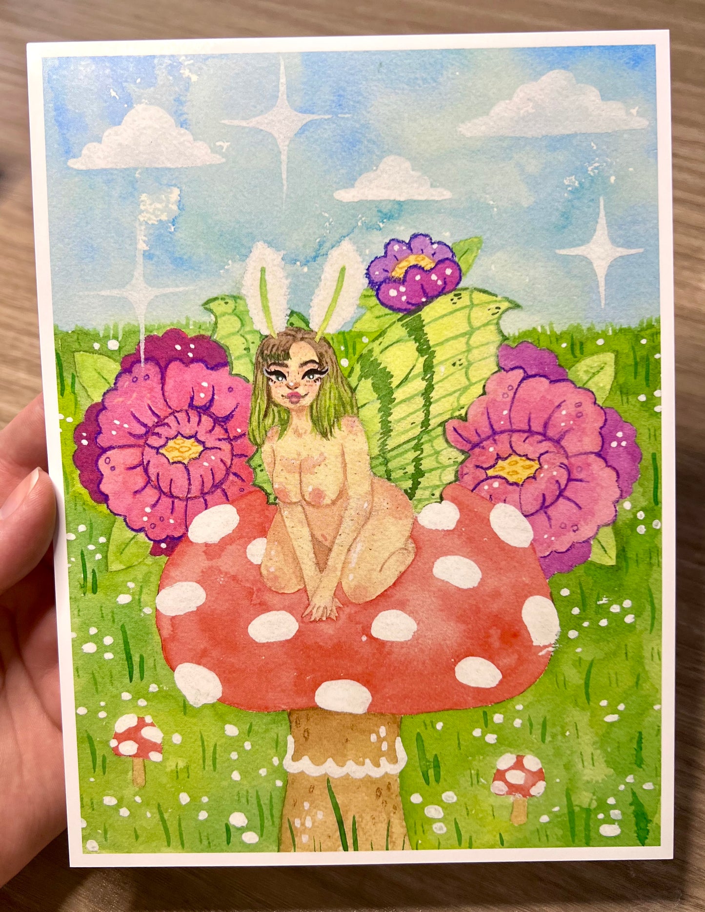 Moth Fairy Print