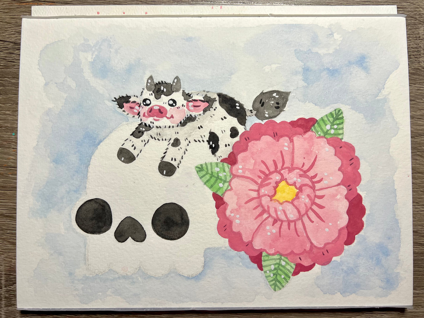 Cow and Skull Painting