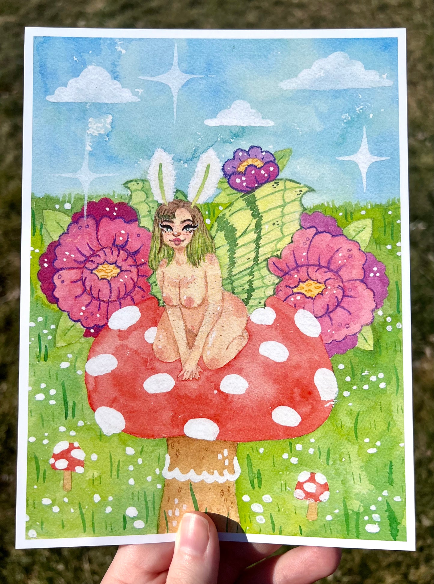 Moth Fairy Print